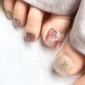 プラム色っぽニュアンスペディチップｐ170