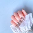 画像3: 大理石とグレージュのクールなネイルチップ(135 (3)